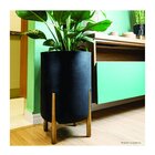 Vaso Cilíndrico Decore 34 Japi Chumbo