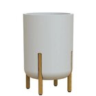 Vaso Cilíndrico Decore 34 Off White