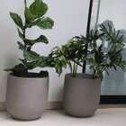 Vaso Cilíndrico Rustico 55 Japi Grafite