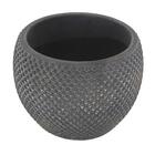 Vaso Cimento Fay Ouro Azul 14x18cm Ts