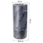 Vaso Classic Cilíndrico 55 (40,5l) Cor Grafite Nutriplan