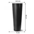 Vaso Classic Cone 30 (3l) Preto Nutriplan