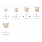 Vaso Classic Redondo Areia 62cm Nutriplan