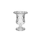 Vaso Com Pé Em Vidro Lyor Diamond 14 5x11 5cm Incolor