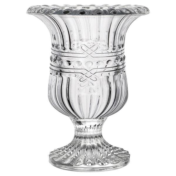 Vaso Com Pé L'hermitage Chevalier Transparente 26683