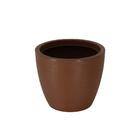 Vaso Com Prato Tramontina Asteca 24 Cm Polietileno Marrom