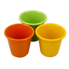 Vaso com Suporte Safira Pus Metal Branco 7x21cm Alambre