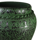 Vaso Comum Cerâmica Egito Verde 9x40cm Bella Art