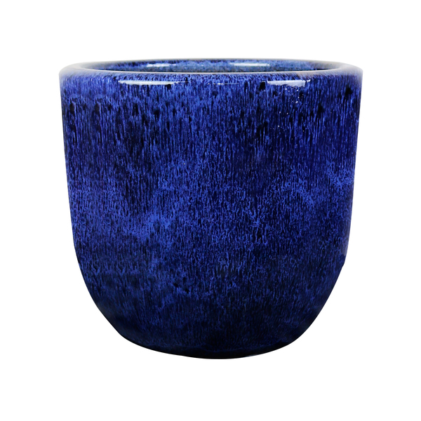 Vaso Comum de Cerâmica Bag Azul 40x43x40cm Bella Art Vetrificados