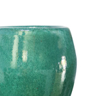 Vaso Comum de Cerâmica Firenze Verde 76x40x76cm Bella Art Vetrificados