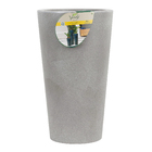 Vaso Comum de Plástico Alcantara Branco 50x29x29cm Verdy