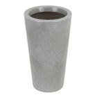Vaso Comum de Plástico Alcantara Branco 50x29x29cm Verdy