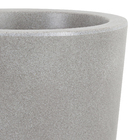 Vaso Comum de Plástico Alcantara Branco 50x29x29cm Verdy
