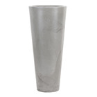 Vaso Comum de Plástico Alcantara Branco 75x33x33cm Verdy