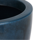 Vaso Comum de Plástico Amsterda Azul 28x32x32cm Floridis