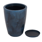 Vaso Comum de Plástico Amsterda Azul 44x34x34cm Floridis