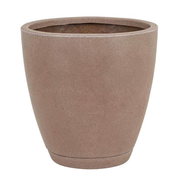 Vaso Comum de Plástico com Prato Samba Castalho 28x28cm Naterial