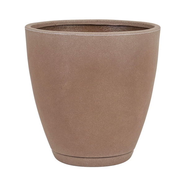 Vaso Comum de Plástico com Prato Samba Castalho 35x35cm Naterial