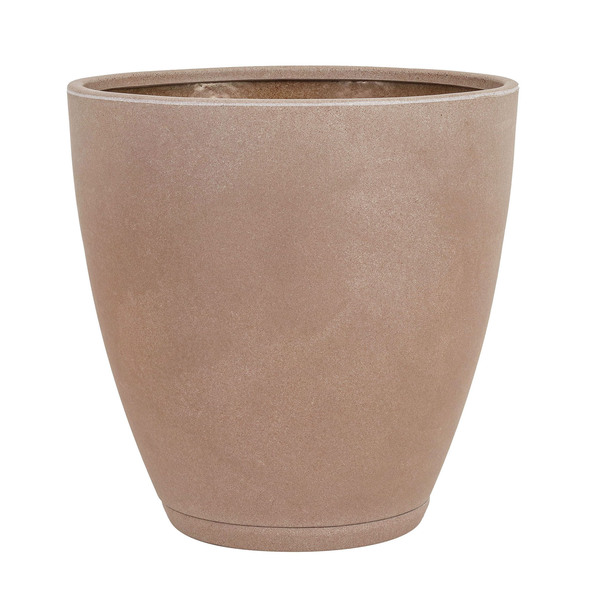 Vaso Comum de Plástico com Prato Samba Castalho 44x44cm Naterial