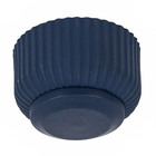 Vaso Comum de Plástico Flora Azul Macaúba 13x21x21cm Naterial