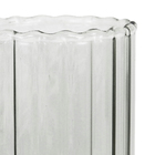 Vaso Comum de Vidro Verde Pequeno 26x7x7cm Mart