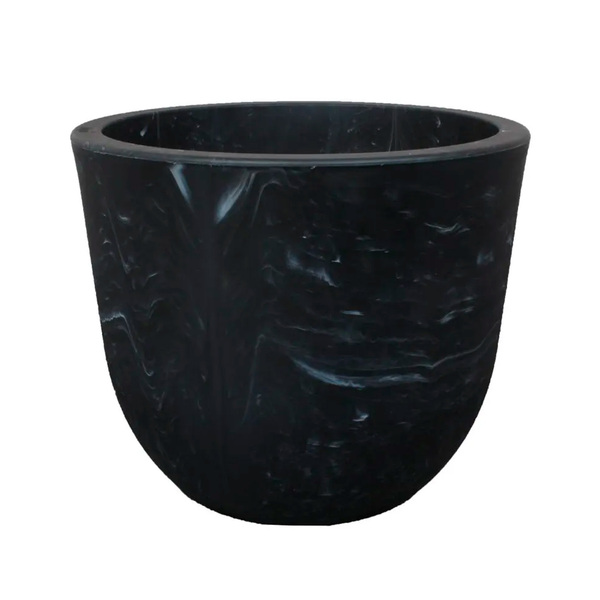 Vaso Comum dePlástico Concept Nero 26,3x33x33cm Japi