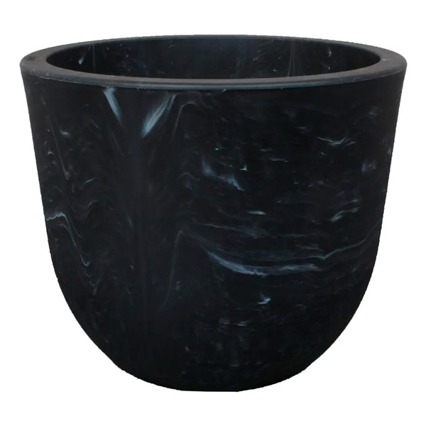 Vaso Comum dePlástico Concept Nero 33,3x42x42cm Japi