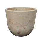 Vaso Comum dePlástico Concept Travertino 26,3x33x33cm Japi