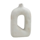 Vaso Comum Médio Cerâmica Off White Espressione