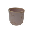 Vaso Comum Pequeno Cerâmica 6,6x8cm Rosa Floral Atlanta
