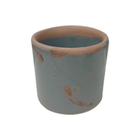 Vaso Comum Pequeno Cerâmica 6,6x8cm Tiffany Floral Atlanta