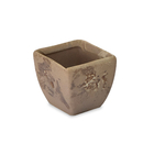 Vaso Comum Pequeno Cermica 68x77cm Areia Floral Atlanta