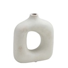 Vaso Comum Pequeno Cerâmica Off White Espressione