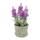 Vaso Concreto Flock Lavender Roxo Urban