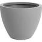 Vaso Cone Baixo 22 Cinza Claro