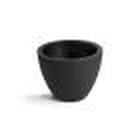 Vaso Cone Baixo 28 Preto Absoluto