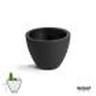 Vaso Cone Baixo 28 Preto Absoluto
