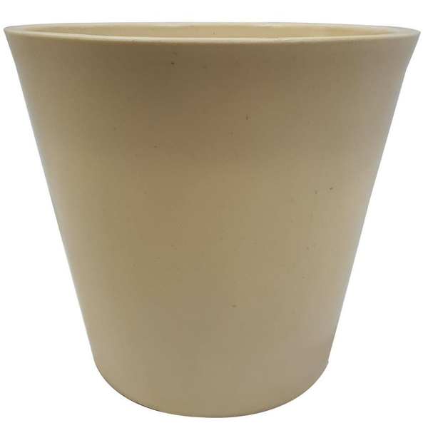 Vaso Cone para Plantas em Polietileno 50x58cm Bege