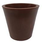 Vaso Cone para Plantas em Polietileno 50x58cm Marrom