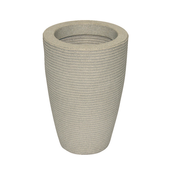 Vaso Cone Riscato 30x45cm Branco
