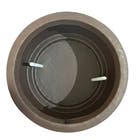 Vaso Cone Vietnamita (22x24) Cor Marrom Absoluto Brota