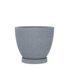 Vaso Cônico 30x36cm Polietileno Sem Prato Fibrarte