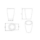 Vaso Cônico Moderno 38 Japi