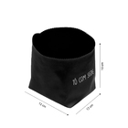 Vaso Couro Sintético Preto To Com Sede 10x12x12cm Design Up