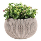 Vaso Cozy Medio Cinza Com Suspensão