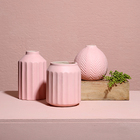 Vaso Cr Denmark 13,5x13,5x13,5 Rosa