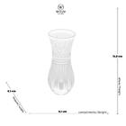 Vaso Cristal Lys 6x15cm