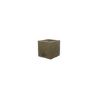 Vaso Cubo 30x30cm Antique Camurça Vasart