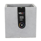 Vaso Cubo 30x30cm Antique Cimento Vasart