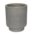 Vaso Cumbuca 27x31cm Cinza